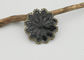 黒い色の小さい花の刺繍パッチ、刺繍のアップリケ パッチ サプライヤー
